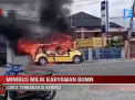 MINIBUS MILIK KARYAWAN BUMN LUDES TERBAKAR DI KERINCI