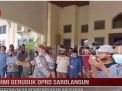 HMI GERUDUK DPRD SAROLANGUN PERTANYAKAN PEMBENGKAKAN ANGGARAN