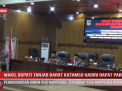 WABUP TANJAB BARAT KATAMSO HADIRI RAPAT PARIPURNA PEMANDANGAN UMUM DUA RANPERDA