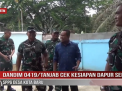 DANDIM 0419 / TANJAB CEK KESIAPAN DAPUR SEHAT SPPG DESA KOTA BARU