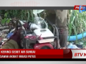 PETANI DI KERINCI SEDOT AIR SUNGAI MENGAIRI SAWAH AKIBAT IRIGASI PUTUS