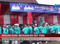 RIBUAN GURU MERIAHKAN HUT PGRI DENGAN JALAN SEHAT DI KEBUN TEH KAYU ARO KERINCI