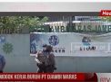 AKSI MOGOK KERJA BURUH PT DJAMBI WARAS TUNTUT REVISI PERJANJIAN