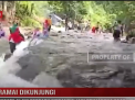 RAMAI DIKUNJUNGI WISATA ALAM GEOPARK MERANGIN JADI PRIMADONA SAAT LIBUR TAHUN BARU