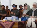 WAKIL BUPATI DAN KETUA TP PKK TANJAB TIMUR HADIRI GERMAS DAN HKN KE 58