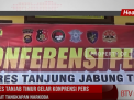 POLRES TANJAB TIMUR GELAR KONPRENSI PERS TERKAIT TANGKAPAN NARKOBA