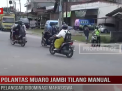 POLANTAS MUARO JAMBI TILANG MANUAL, PELANGGAR DIDOMINASI MAHASISWA