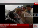 TRAGIS! MOBIL PICK UP TERBAKAR, SOPIR TEWAS TERPANGGANG