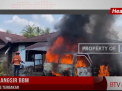 MOBIL PELANGSIR BBM DI BUNGO LUDES TERBAKAR