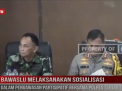 BAWASLU MELAKSANAKAN SOSIALISASI DALAM PENGAWASAN PARTISIPATIF BERSAMA POLRES TANJAB TIMUR