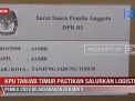 KPU TANJAB TIMUR PASTIKAN SALURKAN LOGISTIK PEMILU 2024 DILAKSANAKAN DI H MIN 3