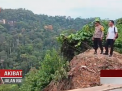 AKIBAT DIGUYUR HUJAN, JALAN NASIONAL KERINCI TERGERUS LONGSOR
