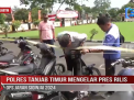 POLRES TANJAB TIMUR MENGELAR PRES RILIS OPS JARAN SIGINJAI 2024