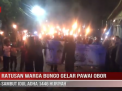 RATUSAN WARGA BUNGO GELAR PAWAI OBOR SAMBUT IDUL ADHA 1446 HIJRIYAH