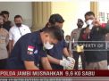 POLDA JAMBI MUSNAHKAN 9,6 KG SABU DAN 12 BUTIR EKSTASI