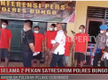 SELAMA 2 PEKAN SATRESKRIM POLRES BUNGO AMANKAN PULUHAN PELAKU CURANMOR