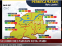 SELURUH KECAMATAN KOTA JAMBI BERADA DI ZONA HIJAU