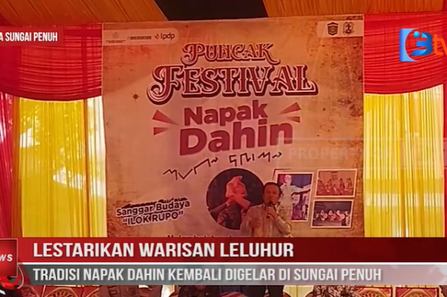 LESTARIKAN WARISAN LELUHUR, TRADISI NAPAK DAHIN KEMBALI DIGELAR DI SUNGAI PENUH