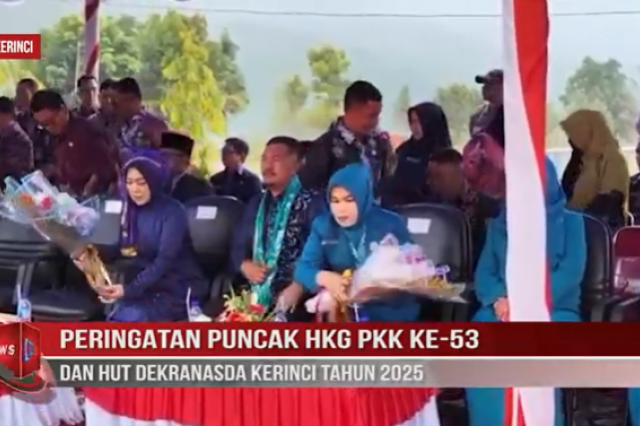 PERINGATAN PUNCAK HKG PKK KE 53 DAN HUT DEKRANASDA KERINCI TAHUN 2025