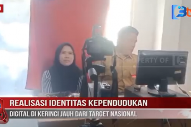 REALISASI IDENTITAS KEPENDUDUKAN DIGITAL DI KERINCI JAUH DARI TARGET NASIONAL