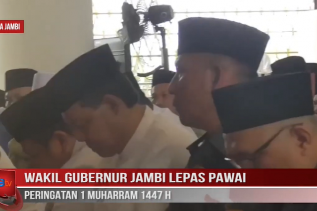 WAKIL GUBERNUR JAMBI LEPAS PAWAI PERINGATAN 1 MUHARRAM 1447 H