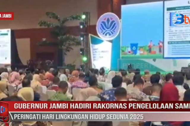 GUBERNUR JAMBI HADIRI RAKORNAS PENGELOLAAN SAMPAH PERINGATI HARI LINGKUNGAN HIDUP SEDUNIA 2025