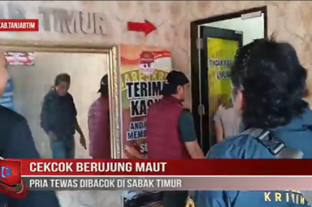 CEKCOK BERUJUNG MAUT – PRIA TEWAS DIBACOK DI SABAK TIMUR