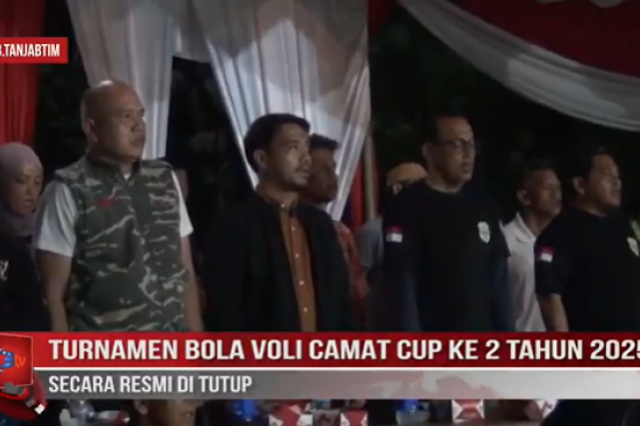TURNAMEN BOLA VOLI CAMAT CUP KE 2 TAHUN 2025 SECARA RESMI DI TUTUP