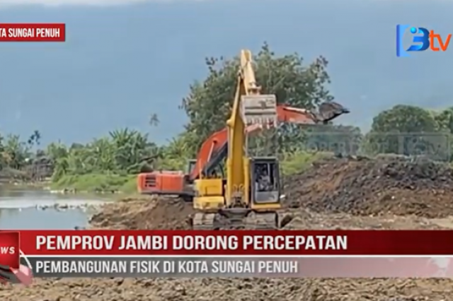PEMPROV JAMBI DORONG PERCEPATAN PEMBANGUNAN FISIK DI KOTA SUNGAI PENUH