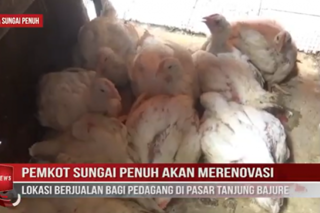 PEMKOT SUNGAI PENUH AKAN MERENOVASI LOKASI BERJUALAN BAGI PEDAGANG DI PASAR TANJUNG BAJURE