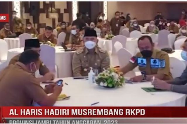 AL HARIS HADIRI MUSREMBANG RKPD PROVINSI JAMBI TAHUN ANGGARAN 2023