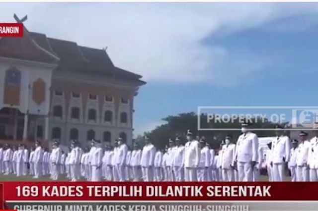 169 KADES TERPILIH DILANTIK SERENTAK GUBERNUR MINTA KADES KERJA SUNGGUH SUNGGUH