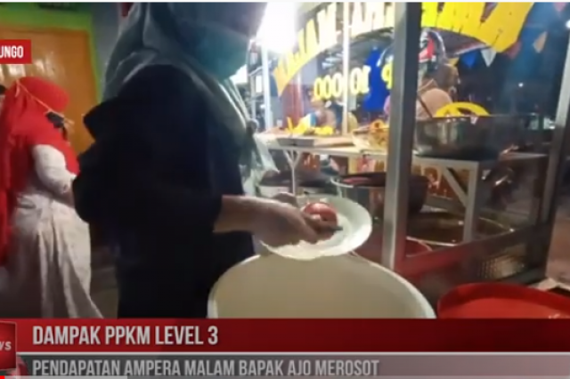 Dampak PPKM Level 3, Pendapatan Ampera Malam Turun Drastis