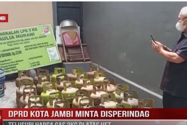DPRD KOTA JAMBI MINTA DISPERINDAG TELUSURI HARGA GAS 3KG DI ATAS HET