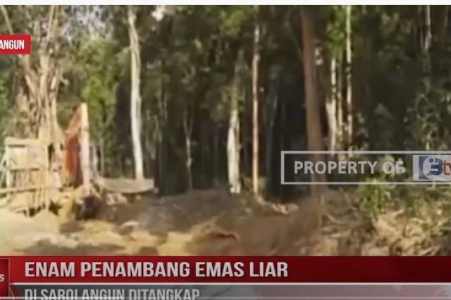 ENAM PENAMBANG EMAS LIAR DI SAROLANGUN DITANGKAP