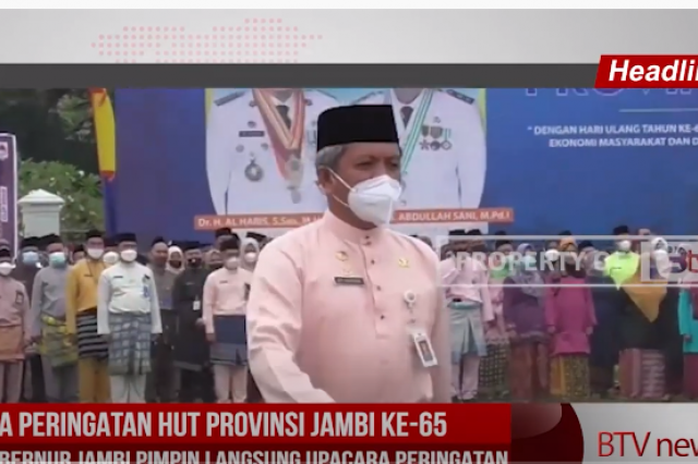 UPACARA PERINGATAN HUT PROVINSI JAMBI KE 65