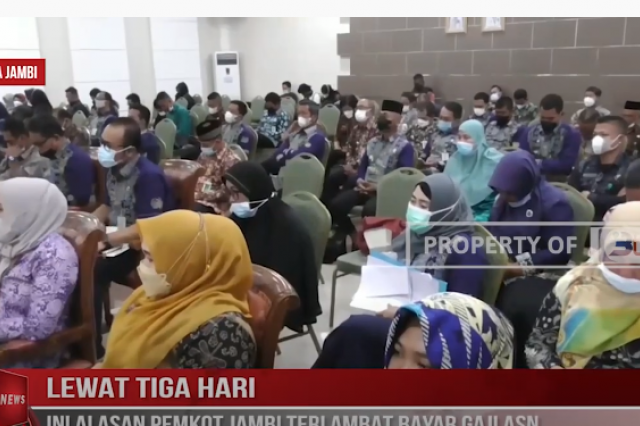 LEWAT TIGA HARI INI ALASAN PEMKOT JAMBI TERLAMBAT BAYAR GAJI ASN