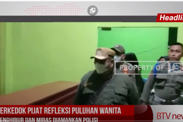 BERKEDOK PIJAT REFLEKSI PULUHAN WANITA PENGHIBUR DAN MIRAS DIAMANKAN POLISI