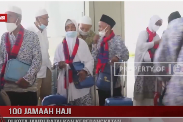 100 JAMAAH HAJI DI KOTA JAMBI BATALKAN KEBERANGKATAN