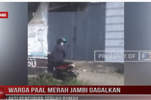 WARGA PAAL MERAH JAMBI GAGALKAN AKSI PENCURIAN SEBUAH RUMAH
