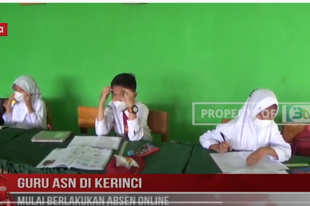 GURU ASN DI KERINCI MULAI BERLAKUKAN ABSEN ONLINE