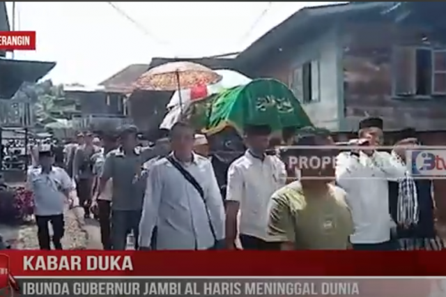 KABAR DUKA, IBUNDA GUBERNUR JAMBI AL HARIS MENINGGAL DUNIA