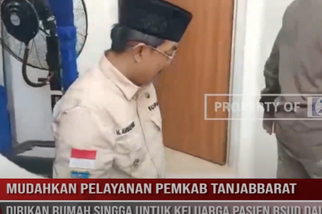 MUDAHKAN PELAYANAN, PEMKAB TANJABBARAT DIRIKAN RUMAH SINGGA UNTUK KELUARGA PASIEN RSUD DAUD ARIF