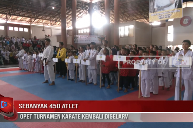 SEBANYAK 450 ATLET,OPEN TURNAMEN KARATE KEMBALI DIGELAR