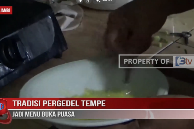 TRADISI PERGEDEL TEMPE JADI MENU BUKA PUASA