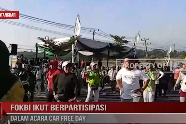FOKBI IKUT BERPARTISIPASI DALAM ACARA CAR FREE DAY