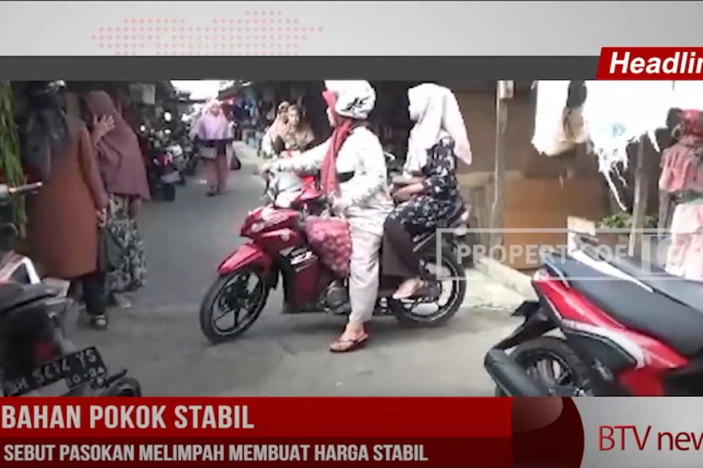 HARGA BAHAN POKOK STABIL, PEDAGANG SEBUT PASOKAN MELIMPAH MEMBUAT HARGA STABIL