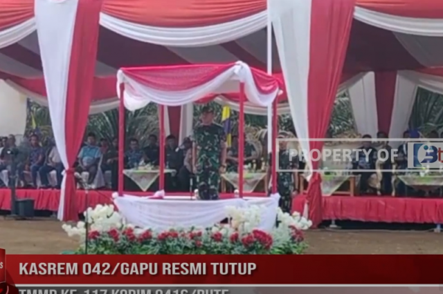 KASREM 042GAPU RESMI TUTUP TMMD KE 117 KODIM 0416BUTE