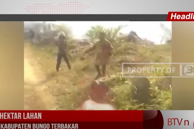 5 HEKTAR LAHAN DI KABUPATEN BUNGO TERBAKAR