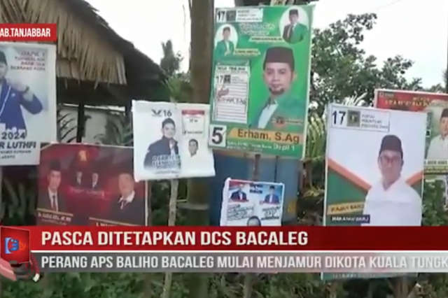 PASCA DITETAPKAN DCS BACALEG,PERANG APS BALIHO BACALEG MULAI MENJAMUR DIKOTA KUALA TUNGKAL